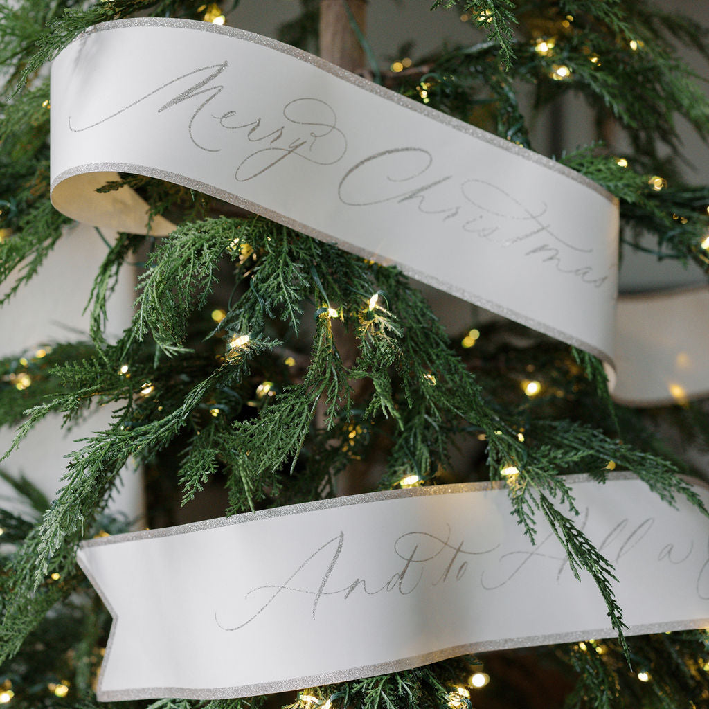 3' Paper Garland - Set of 6 - Total 18' on tree