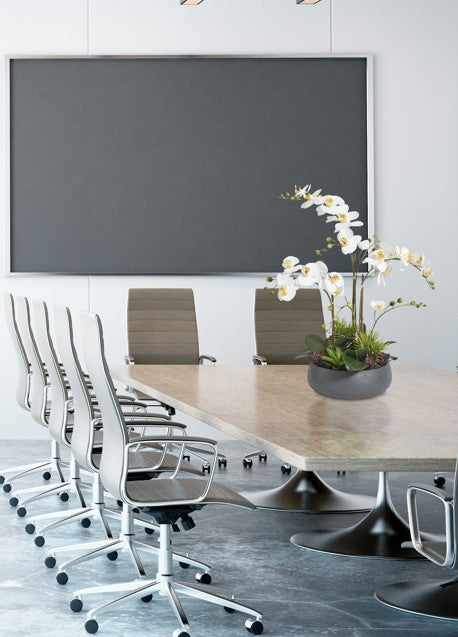 CG Hunter orchid on conference room table to commercial office building
