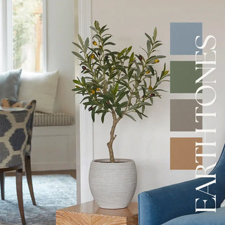 How To Decorate With Faux Olive Trees