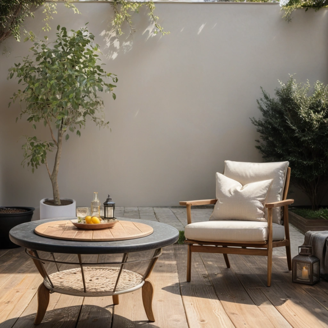 Outdoor Living with Faux Plants