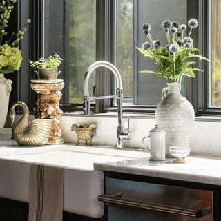 How Faux Greenery Anchors a Lived-In Vintage Home