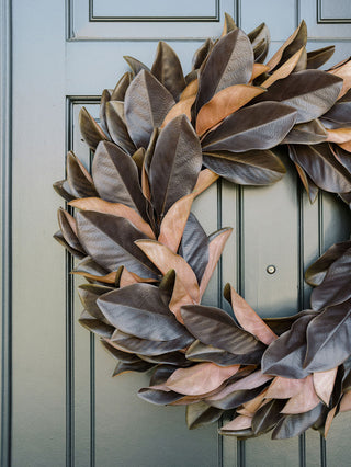 Evergreen Wreath and Mantle