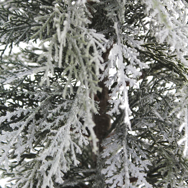 3' Flocked Cedar Tree