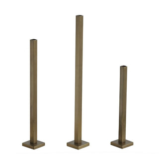 Square Iron Candle Holders