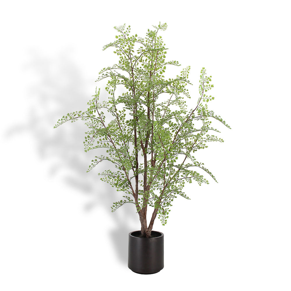 faux fern potted plant Faux Maidenhair Fern