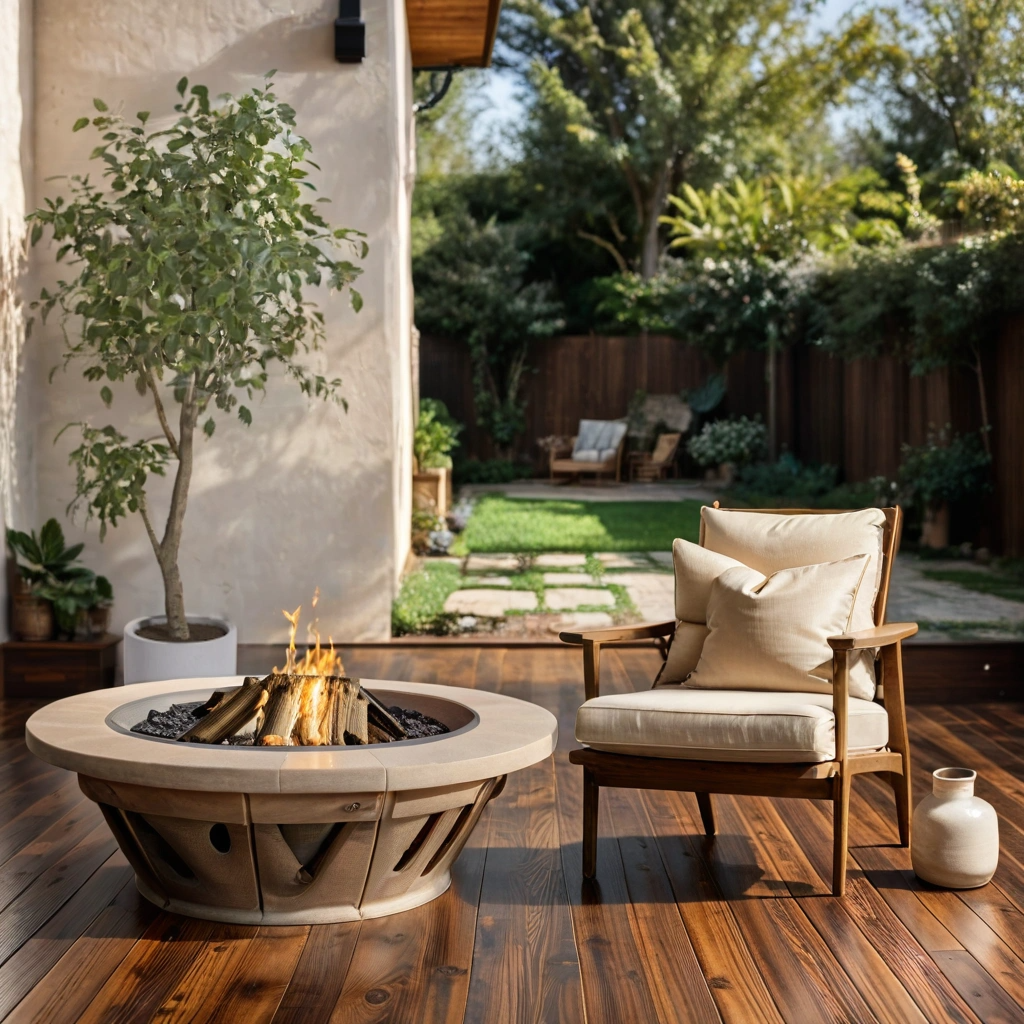 fiddle leaf fig outdoor patio Fiddle Leaf Fig & Ficus – Lush Faux Greenery Set – CG Hunter