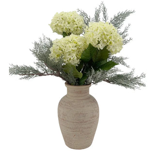 Frosted Morning Garden in Vase