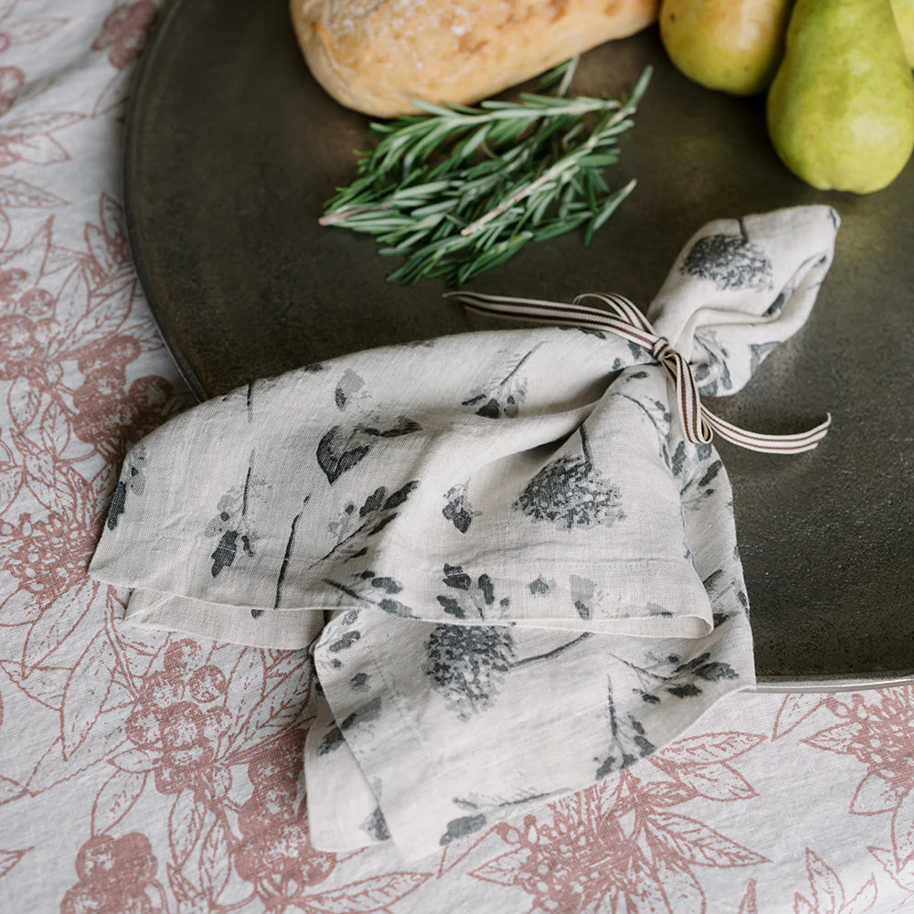 Floral Tablecloth and Napkins
