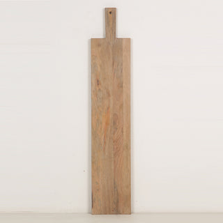 Functional and beautifully crafted Charlotte Wood Oblong Serving Board by CG Hunter, emphasizing natural wood textures for sophisticated dining experiences.