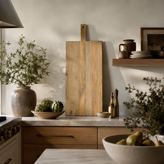 Charlotte Wood Oblong Serving Board