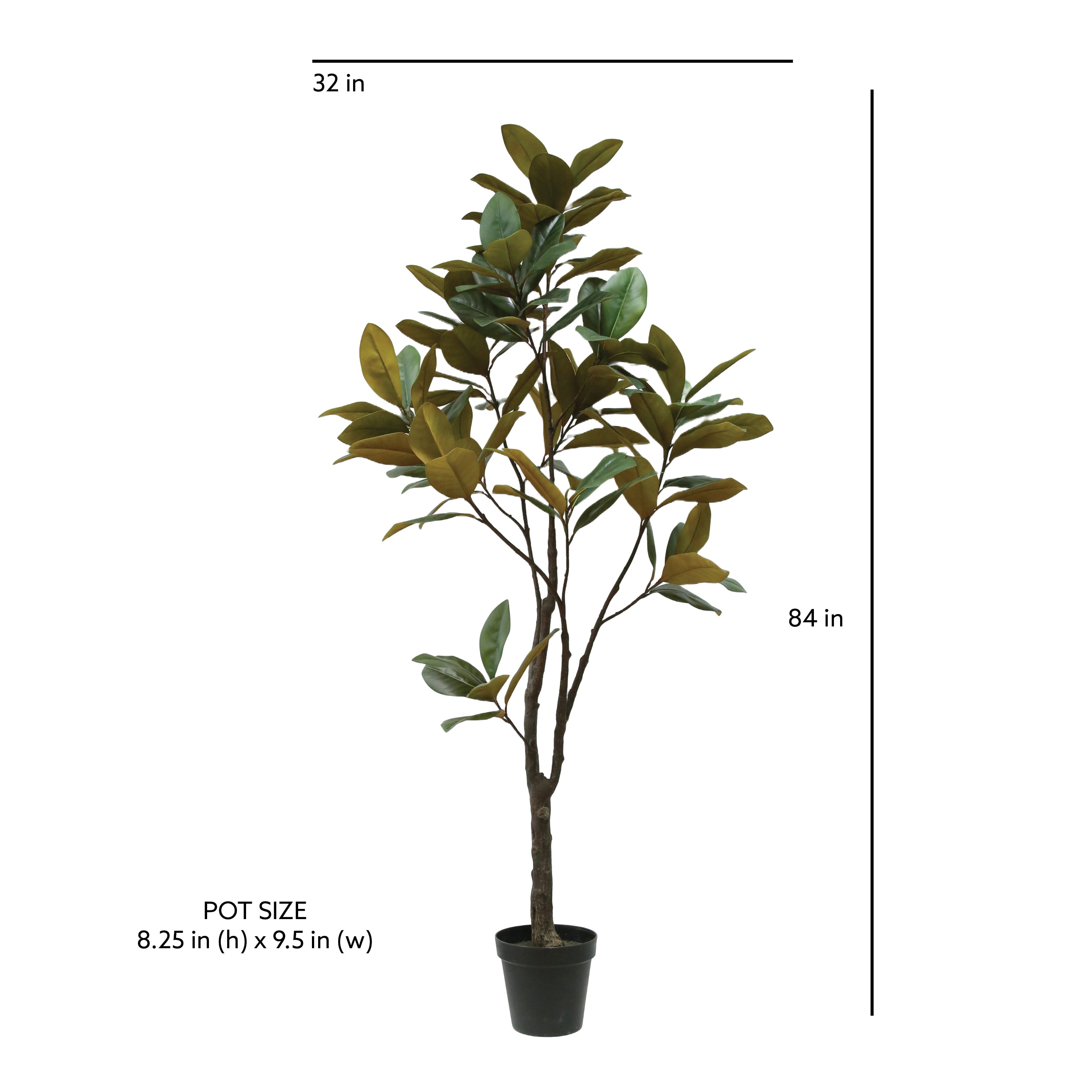 magnolia tree house plant Faux Magnolia Tree, 7 ft