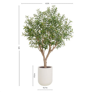 8' Artificial Olive Tree