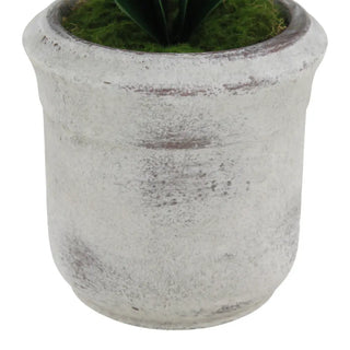 Artificial 2-Stem Phalaenopsis White Orchid