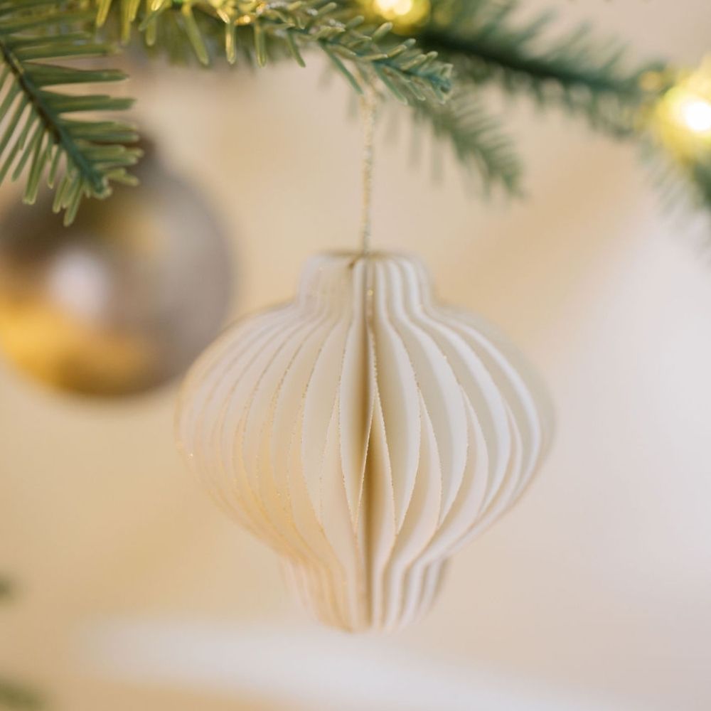 Mini Paper Honeycomb Assorted Ornament