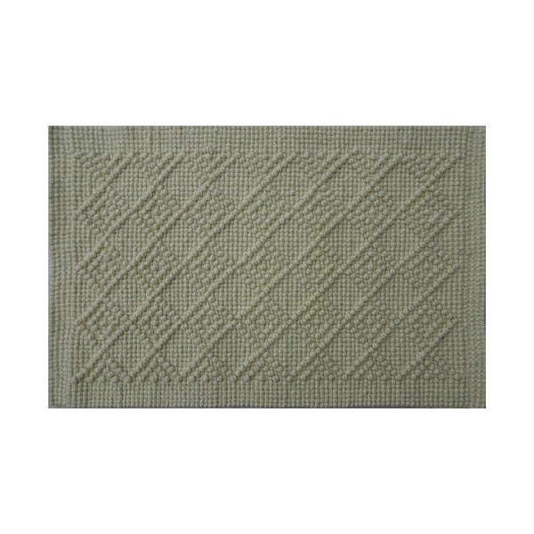 Natural Sisal & Wool Diamond Loop Rug