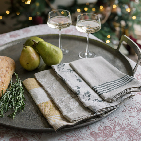 Natural Wheat Cloth Napkins