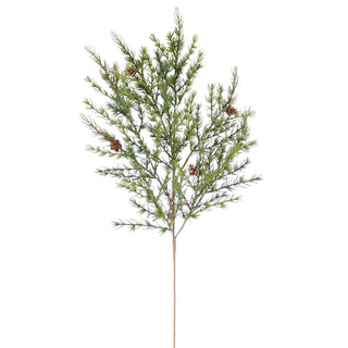 36" Artificial Pine Stem with Pinecones by CG Hunter, showcasing lifelike greenery and natural pinecones, perfect for seasonal decor.