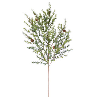 36" Artificial Pine Stem with Pinecones by CG Hunter, showcasing lifelike greenery and natural pinecones, perfect for seasonal decor.