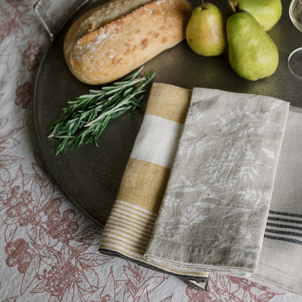 Natural Wheat Cloth Napkins