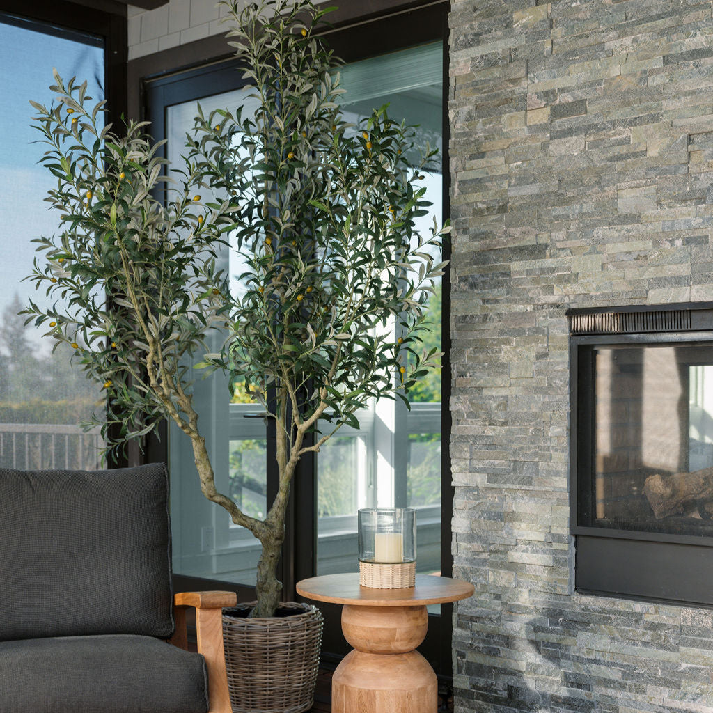8-ft Designer Faux Olive Tree - CG Hunter Grower Series