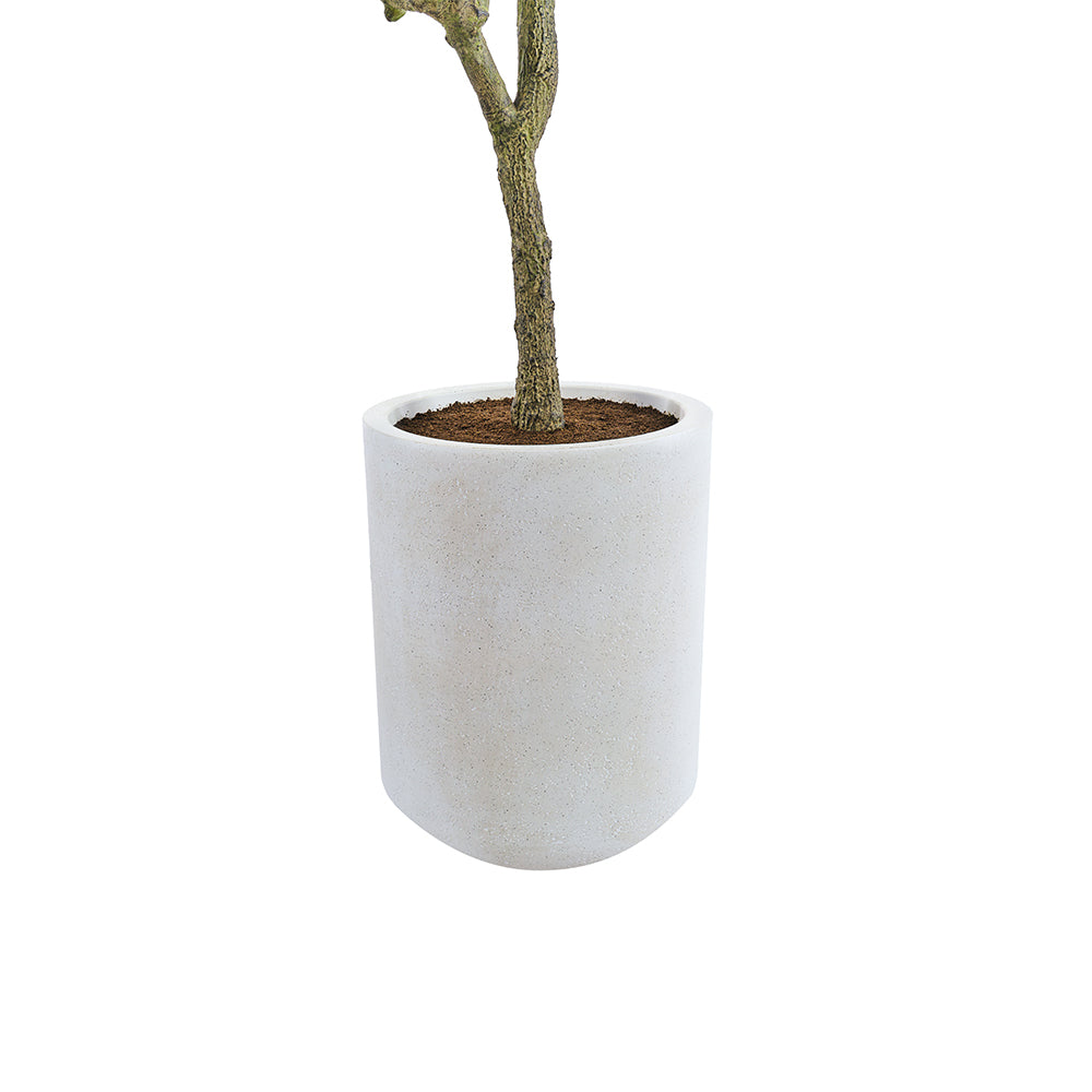 olive tree planter pot Artificial 7' Olive Tree with Artisan Mediterranean Planter