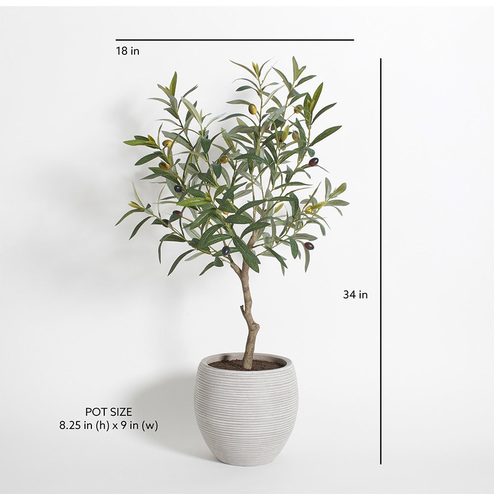 olive tree house plant Artificial Olive Topiary Tree with Mediterranean Pot