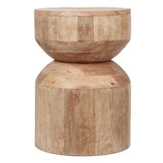 Stylish CG Hunter Handmade Natural Wooden Accent Table, showcasing its exquisite craftsmanship and natural finish, ideal as a luxurious accent piece for any room.