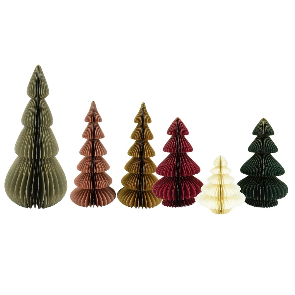 Assorted Paper Trees