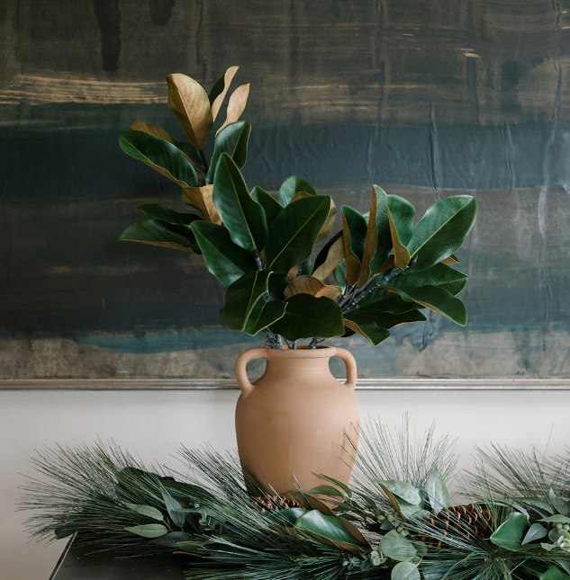 Magnolia Wreath and Stems