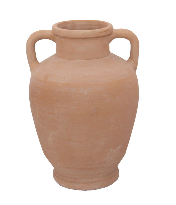 12" Terracotta Vase with Handles