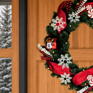 Disney Mickey and Minnie Mouse Christmas Wreath
