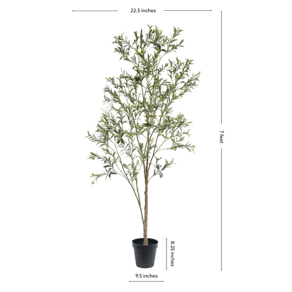 CG Hunter Faux Wispy Olive Tree Dimensions