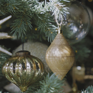 Mango Ornament Video Midnight Star Collection Tree with mercury glass
